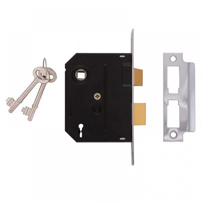 Union 2L Sashlock Chrome 76mm