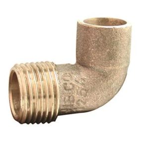 Endfeed 15mm x ½” Elbow Male Iron