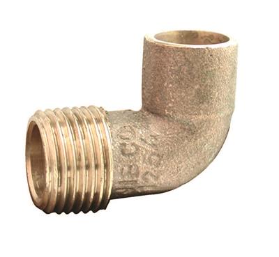 Endfeed 15mm x ½” Elbow Male Iron
