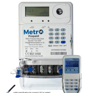 Metro 80A Single Phase Pre-Payment Meter, Mbus with Separate Key-Pad