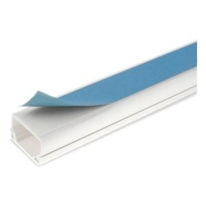 Univolt MIKA 4 WH (25/40) (106613) Mini Trunking, 25x40 mm, With Adhesive Backing, White