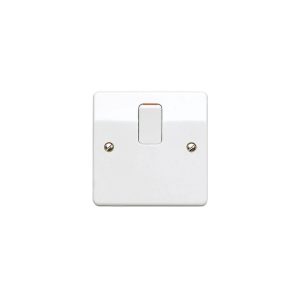 MK K5403WHI 20 Amp DP Switch + Base Flex Outlet in White