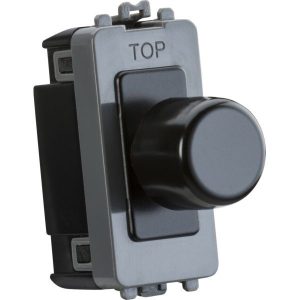 Knightsbridge GDM1501MB 2-Way 10-150W (5-150W LED) Intelligent Dimmer - Matt Black