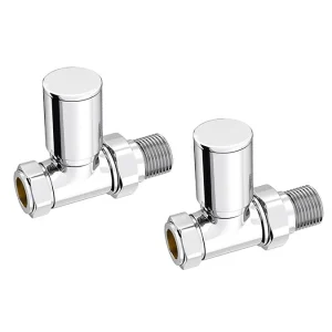 BV6079 15mm Straight Radiator Valve CP