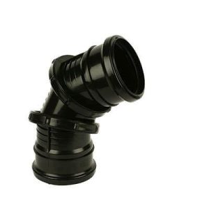 110mm Soil Push Fit Multi Double Socket 0-90° Bend