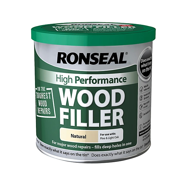 Ronseal High Performance Wood Filler 550g Natural