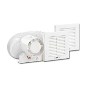 SEX4T Niglon 100mm Bathroom Extractor Fan Kit
