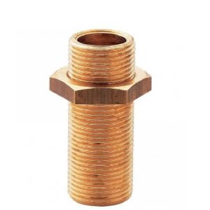 34NIP 65mm ¾" Bsp Straight Nipple C/w Backnut