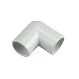 Aquaflow Overflow System 90° Bend 21.5mm White