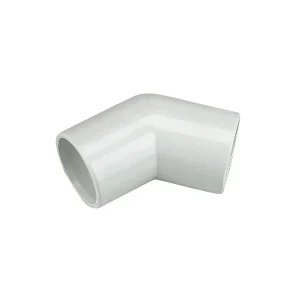 Aquaflow Overflow System 135° Bend 21.5mm White