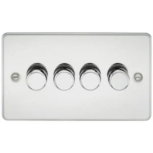 4G 2-Way 10-200W (5-150W LED) Intelligent Dimmer - Polished Chrome