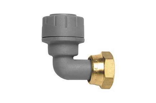 15mm X ½” Bend Tap Connector (Grey)