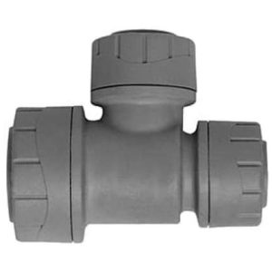 Polyplumb 28mm X 22mm X 22mm Branch & One End Reduced Tee