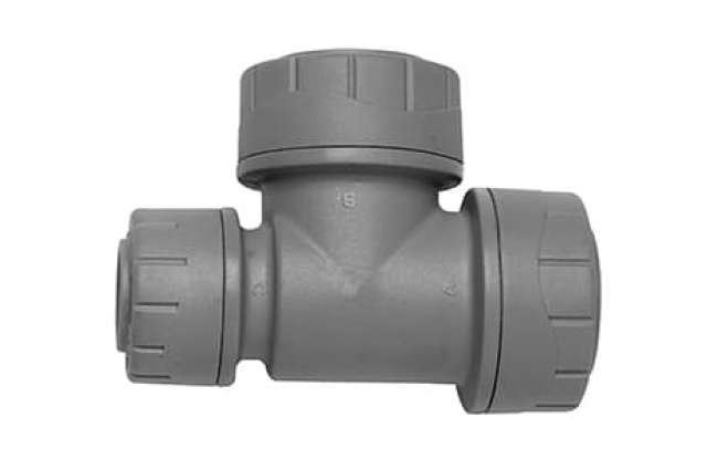 PolyPlumb 28mm X 22 X 28 mm End Reduced Tee