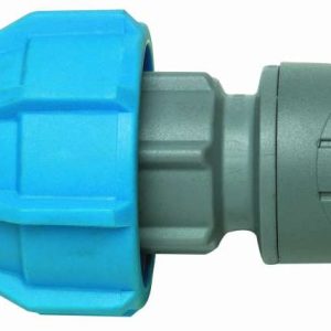 PolyPlumb 22mm X 25mm MDPE Polyfast Adaptor