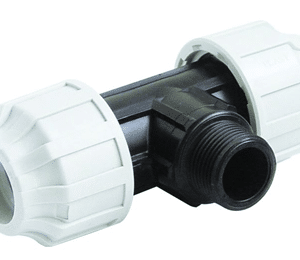 MDPE 32mm x 1" X 32mm 90° Tee Threaded Male
