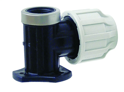MDPE 25mm x ¾" Compression Wall Support