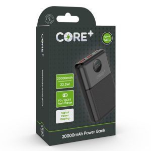 CORE+ PD Power Bank 20000mAh