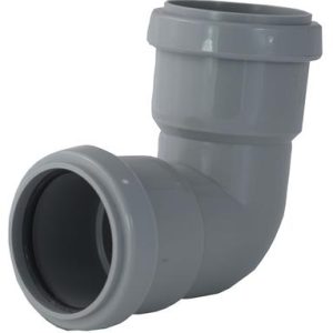PRWPFB-40G Waste Push fit 40mm 90° Bend Grey