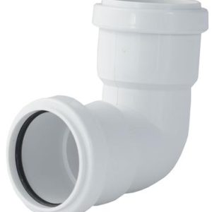 PRWPFB-40W Waste Push fit 40mm 90° Bend White