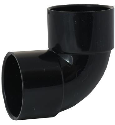 Waste Solvent Weld 32mm 90° Knuckle Bend Black/ Grey/ White
