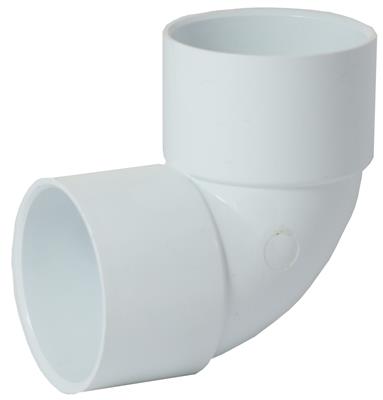 Waste Solvent Weld 32mm 90° Knuckle Bend Black/ Grey/ White
