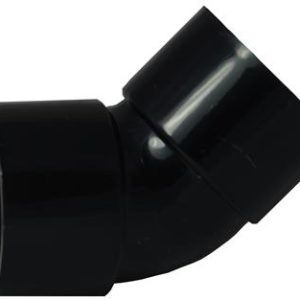 Waste Solvent Weld 32mm 45° Bend Black/White/Grey