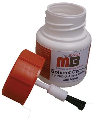Waste Solvent Weld Midbrass Cement 125ml