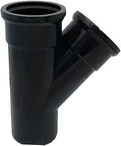 110mm Soil Push Fit Double Socket 45° Tee