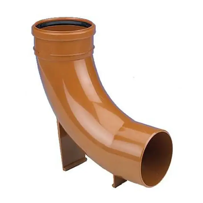 Underground Soil Pipe 110mm 87.5° Rest Bend Single Socket/Spigot