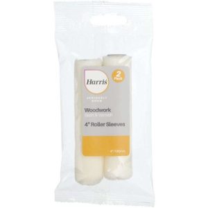 Harris 4" Roller Sleeves Wood Gloss 2Pk