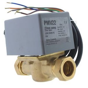 PMV22 Salus 2 Port Motorised Valve 22mm