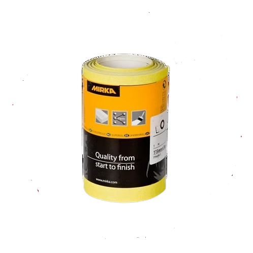 P80 Grit MIRKA Sandpaper Roll 115mm x 5m