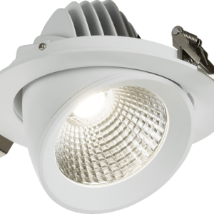 SA1525CDALI SARA 230V IP20 LED Recessed Tri-Wattage and CCT DALI Scoop Downlight - 15/ 20/ 25W