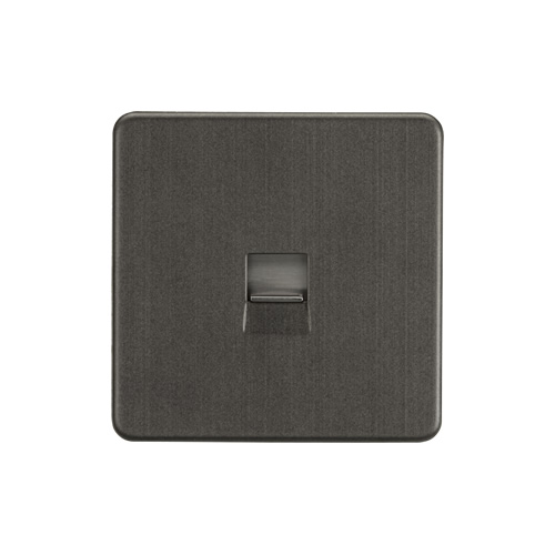 Telephone Extension Socket - Smoked Bronze