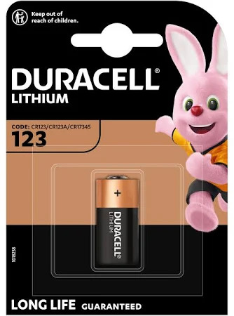 Duracell CR123 Lithium Battery CR123 Single