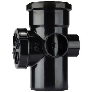 110mm Soil Push Fit Single Socket Access Pipe