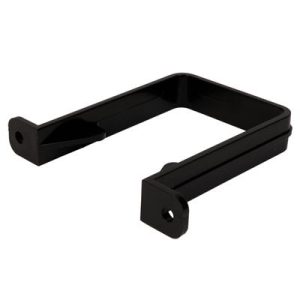 Square Downpipe Bracket-Black