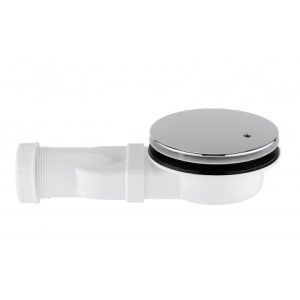 SSW04-CH 115mm Slimline Shower Waste Trap-Chrome Cover