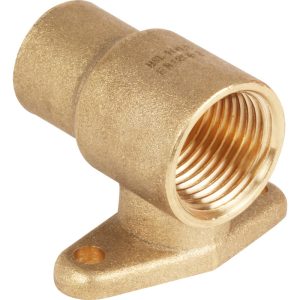 Endfeed 15mm x ½" Straight Wall Plate