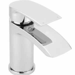 TAJBMM Juliet Mono Basin Mixer Chrome Including Push Button Sprung Waste