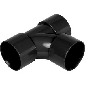 Waste Solvent Weld 90° Tee 32mm Black