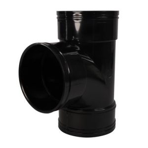110mm Soil Solvent Triple Socket 90° Tee