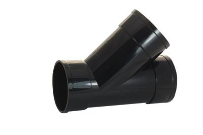 110mm Soil Solvent Weld 45° Triple Socket Tee