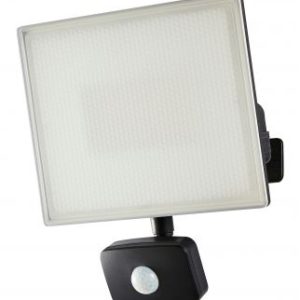 CZ-41093-BLK Trosa 50w LED Floodlight (PIR, IP65, 4100lm, 4000K, Cool White)
