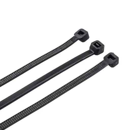 QTB300S Unicrimp 300mm x 4.8mm Cable Ties Black (Pack of 100)