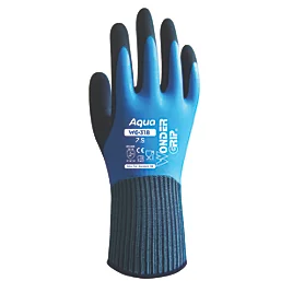 Wonder Grip Aqua Gloves Blue Size 9L