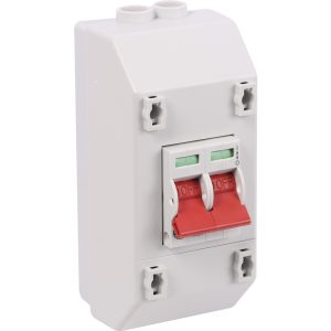 Wylex REC2S 100A 2 Pole Switch With Enclosure To Suit Meter Tails