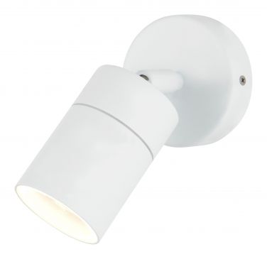 ZN-26536-WHT-65 - Zink Leto IP65 1lt GU10 Adjustable Wall Light White