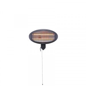 ZR-38156-BLK Opal Pedestal Heater (IP44, Outdoor/Indoor)